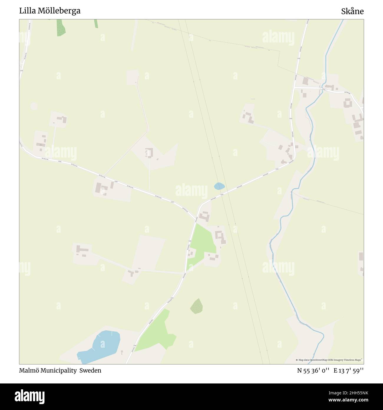 Lilla Mölleberga, municipalité de Malmö, Suède, Skåne, N 55 36' 0'', E 13 7' 59'', carte, Timeless carte publiée en 2021.Les voyageurs, les explorateurs et les aventuriers comme Florence Nightingale, David Livingstone, Ernest Shackleton, Lewis et Clark et Sherlock Holmes se sont appuyés sur des cartes pour planifier leurs voyages dans les coins les plus reculés du monde. Timeless Maps dresse la carte de la plupart des sites du monde, montrant ainsi la réalisation de grands rêves. Banque D'Images