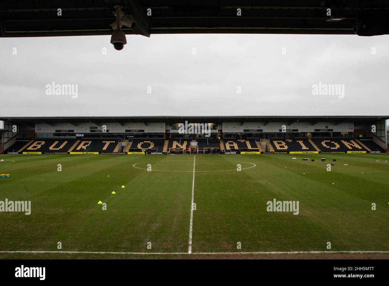 Burton, Royaume-Uni.23rd janvier 2022.Burton, Angleterre, 23rd janvier 20 vue générale à l'intérieur du stade avant le match WSL entre Leicester City et Aston Villa au stade Pirelli Gareth Evans/SPP crédit: SPP Sport Press photo./Alamy Live News Banque D'Images