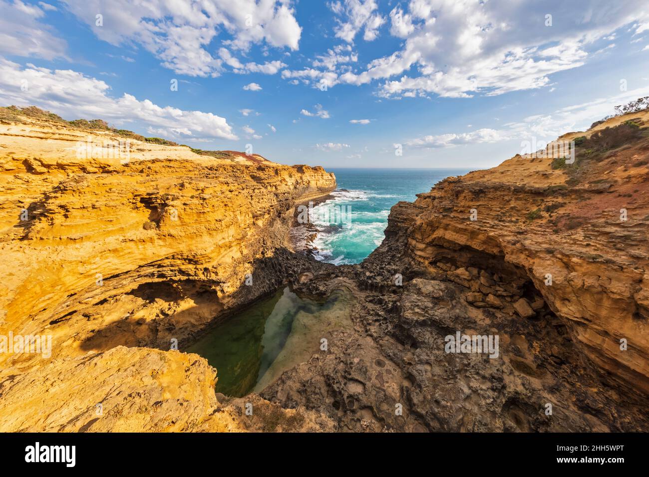 Falaises du parc national de Port Campbell Banque D'Images