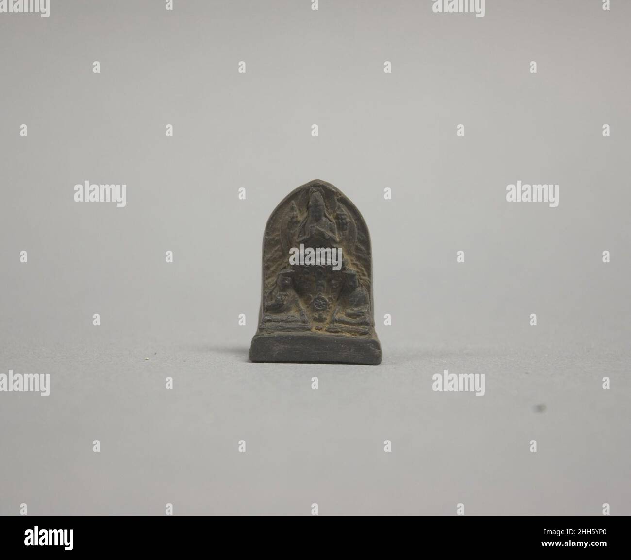 Plaque votive ca.8th siècle ou plus tard Tibet.Plaque votive 38854 Banque D'Images