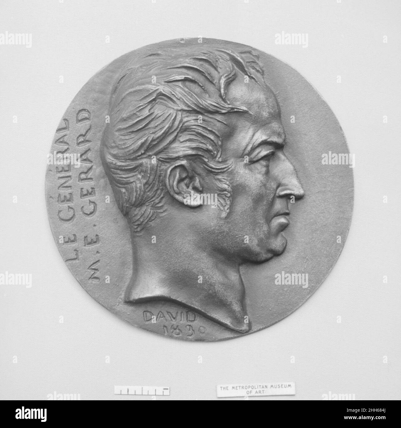 Maurice Etienne Comte de Gerard, (1773-1852), Maréchal de France 1830 Pierre Jean David d'Angers Français Pierre-Jean David d'Angers est le sculpteur français le plus prolifique et l'un des plus importants de la première moitié du XIXe siècle.Tout au long de sa carrière de près de cinquante ans (1819–1856), David est resté fidèle à sa conviction que les monuments sculpturaux consacrés aux réalisations des grands hommes et des femmes expriment de façon permanente et vivante la grandeur d'un peuple.Il a continuellement cherché des commissions pour les monuments qui dépeignent des figures historiques et contemporaines qu'il admirait afin du faire Banque D'Images