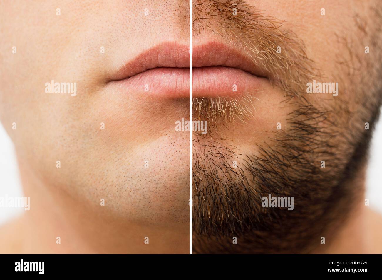 Un homme avec un code qr sur son front. L'homme regarde son code QR sur sa tête. Concept global de maîtrise de la population pour le contrôle et la gouvernance Banque D'Images