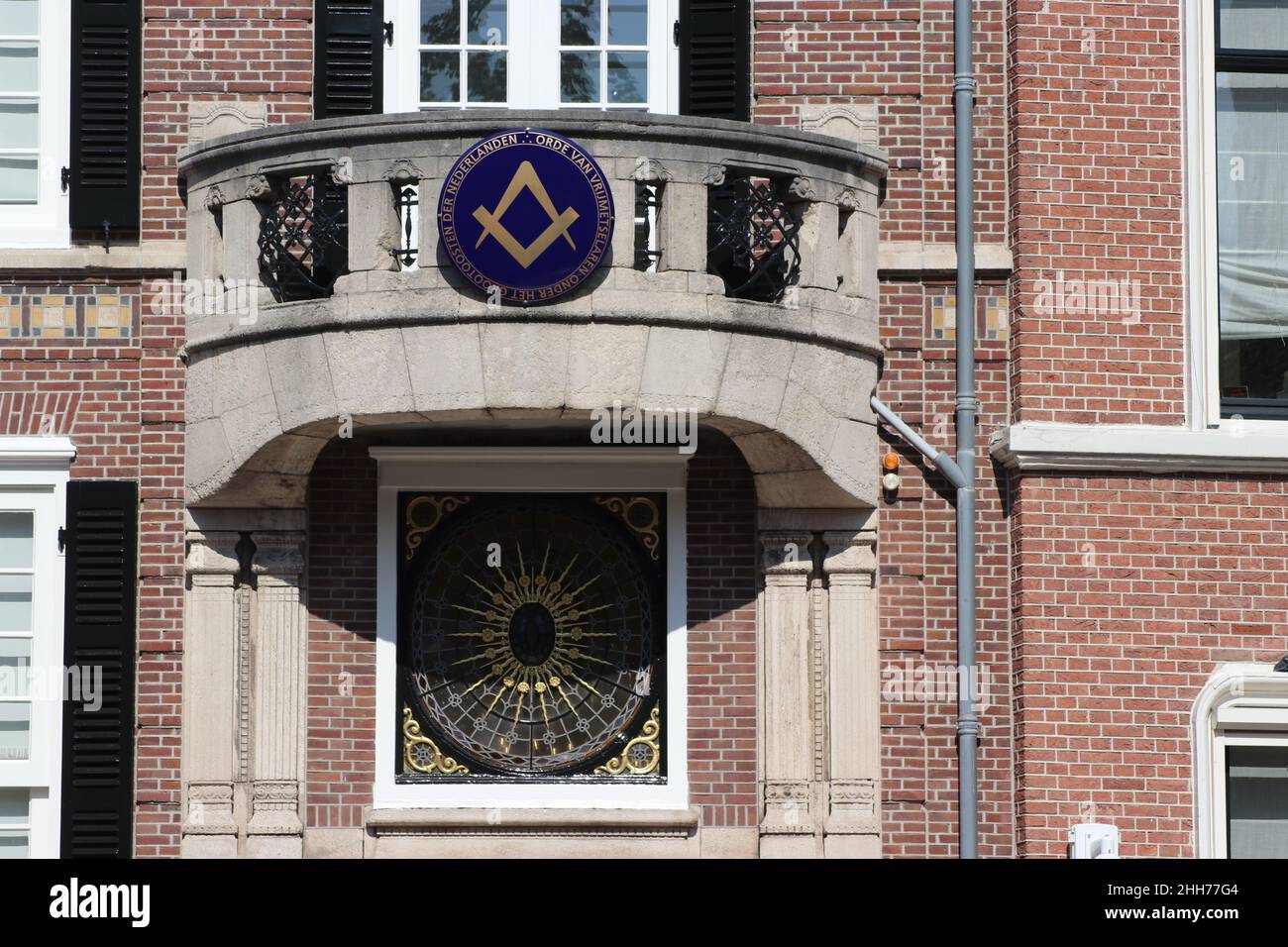 bureau et musée des freemasons au javastraat à la Haye aux pays-Bas Banque D'Images