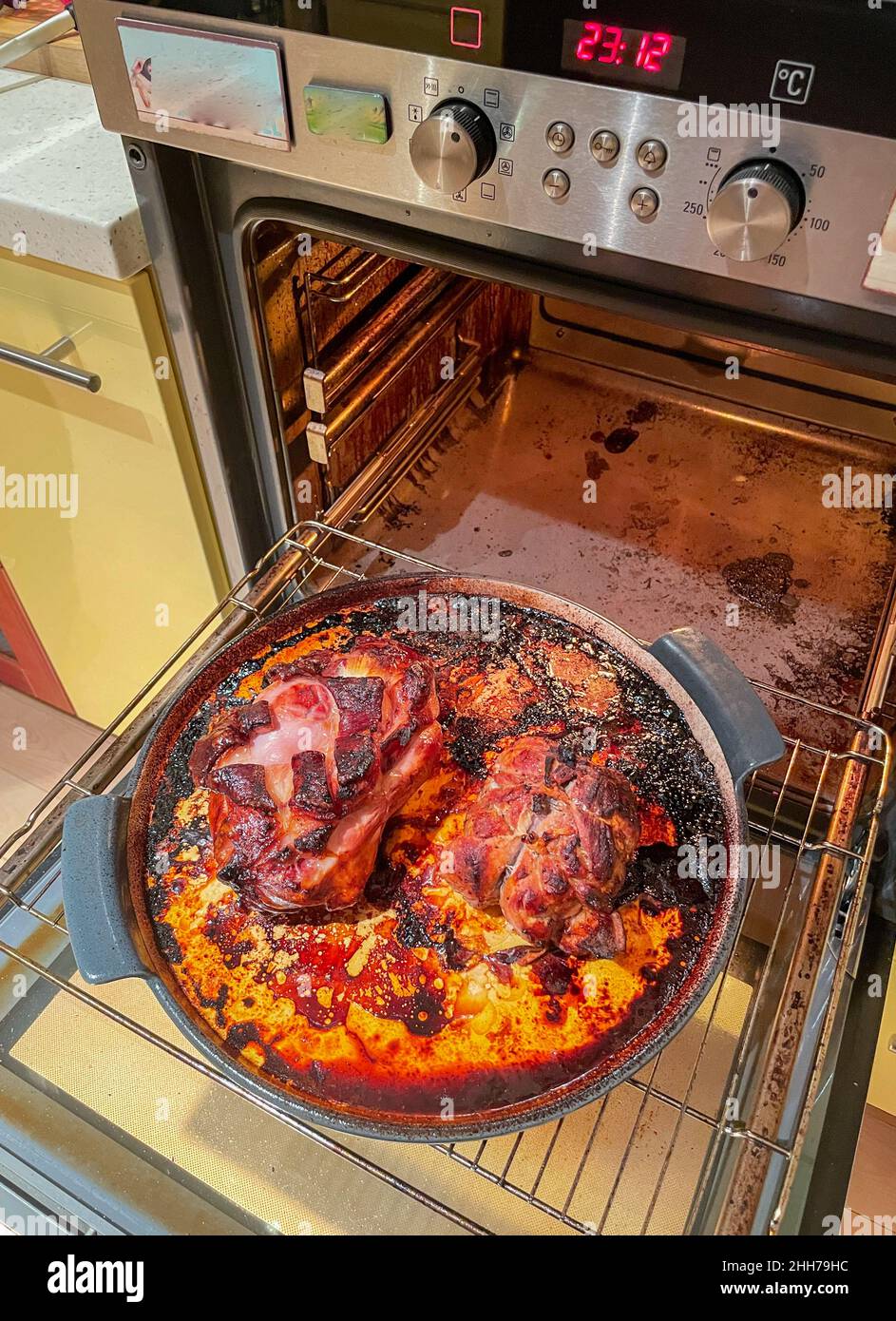 porte-fusée grillé frais du four Banque D'Images