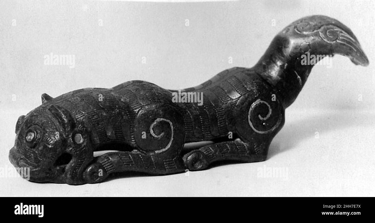 Tigre accroupi figure Chine.Tigre accroupi Figure 61189 Banque D'Images