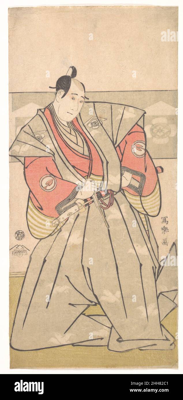 L'acteur Sawamura Sojuro III 1794–95 Tōshūsai Sharaku Japanese.L'acteur Sawamura Sojuro III 37348 Banque D'Images