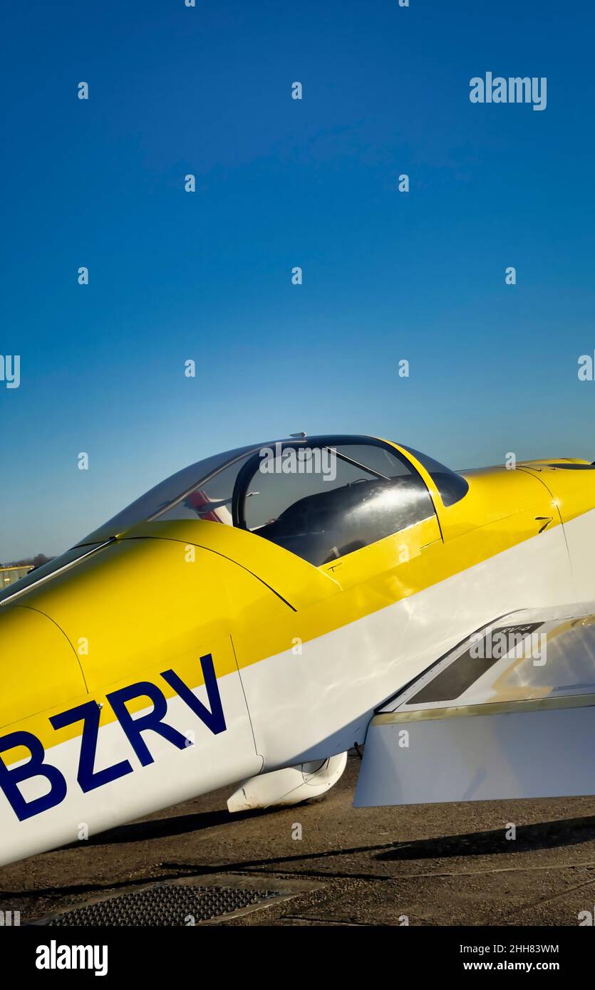 Plan jaune Banque D'Images