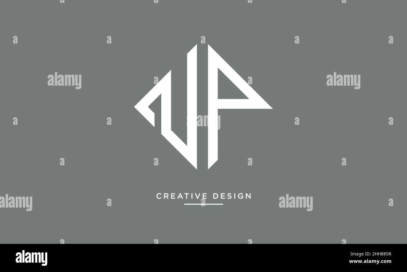 NP, PN lettres alphabétiques logo Monogramme Illustration de Vecteur