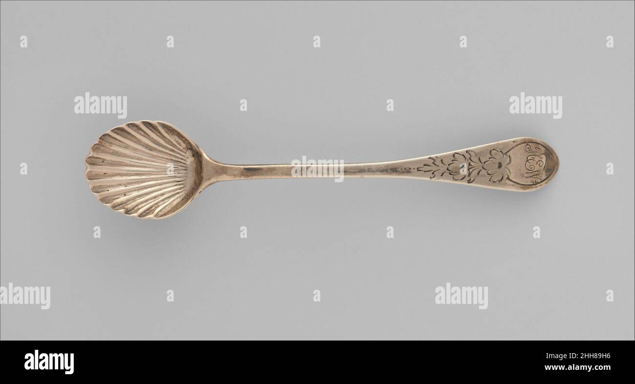 Salt Spoon 1790–1810 Paul Revere Jr. Américain.Cuillère à sel 6961 Photo  Stock - Alamy