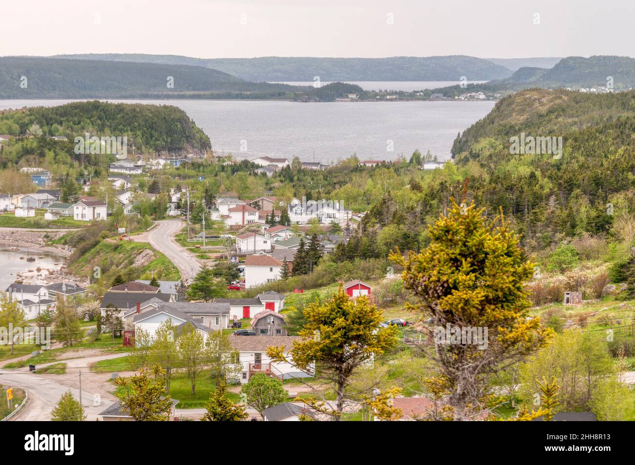 L 'nick' dans la Faille de Dover est de moyenne distance qui c540m ans limites entre Laurentia & Gondwana et ainsi de l'Amérique moderne et l'Europe. Banque D'Images