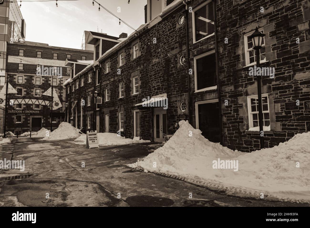 quai des corsaires à halifax, nouvelle-écosse Banque D'Images