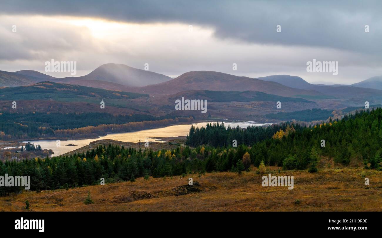 LOCH GARRY INVERGARRY ÉCOSSE ROYAUME-UNI Banque D'Images