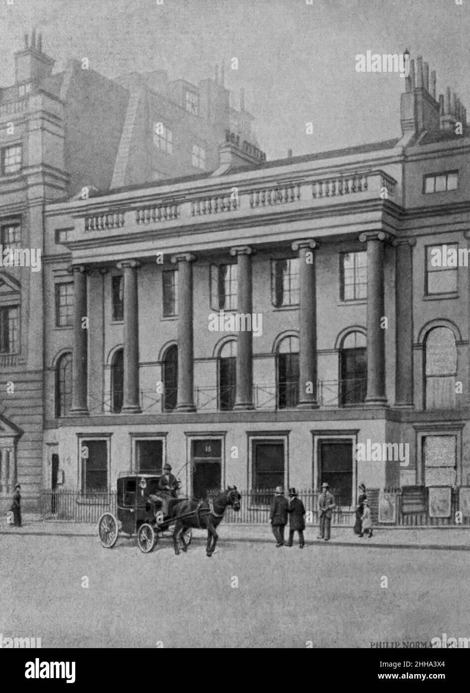 Smith Elder Waterloo place. Banque D'Images