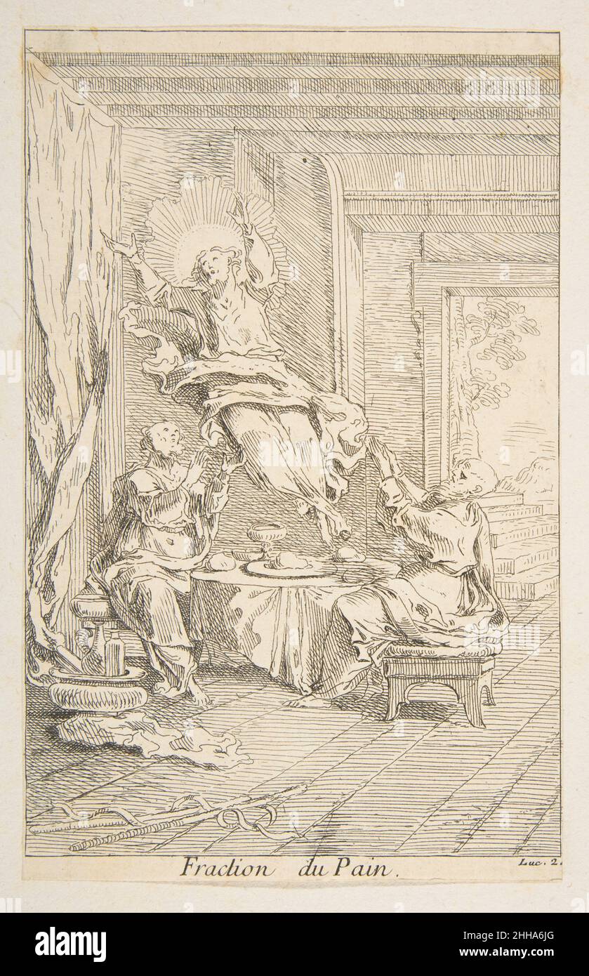 Division du pain n.d.Claude Gillot Français.Division du pain 369525 Banque D'Images