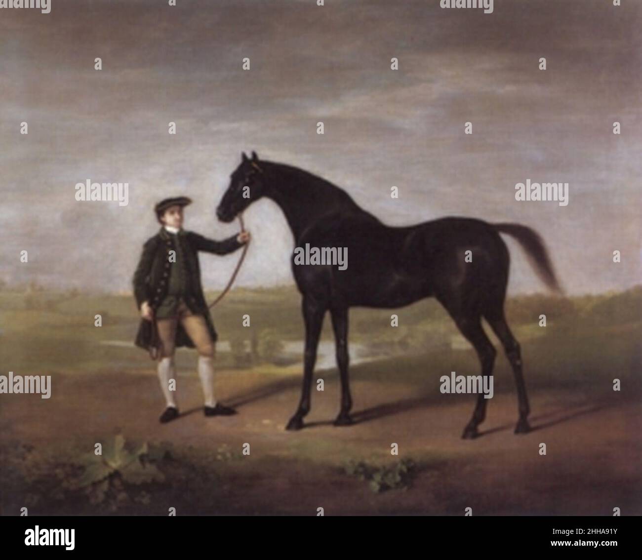 Prenez le jeu avec l'entraîneur de George Stubbs. Banque D'Images