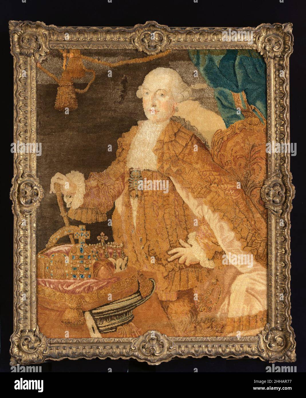Portrait de Joseph II, empereur du Saint Empire romain ca.Fabricant de la Savanerie 1777.Portrait de Joseph II, empereur du Saint Empire romain 213251 Banque D'Images