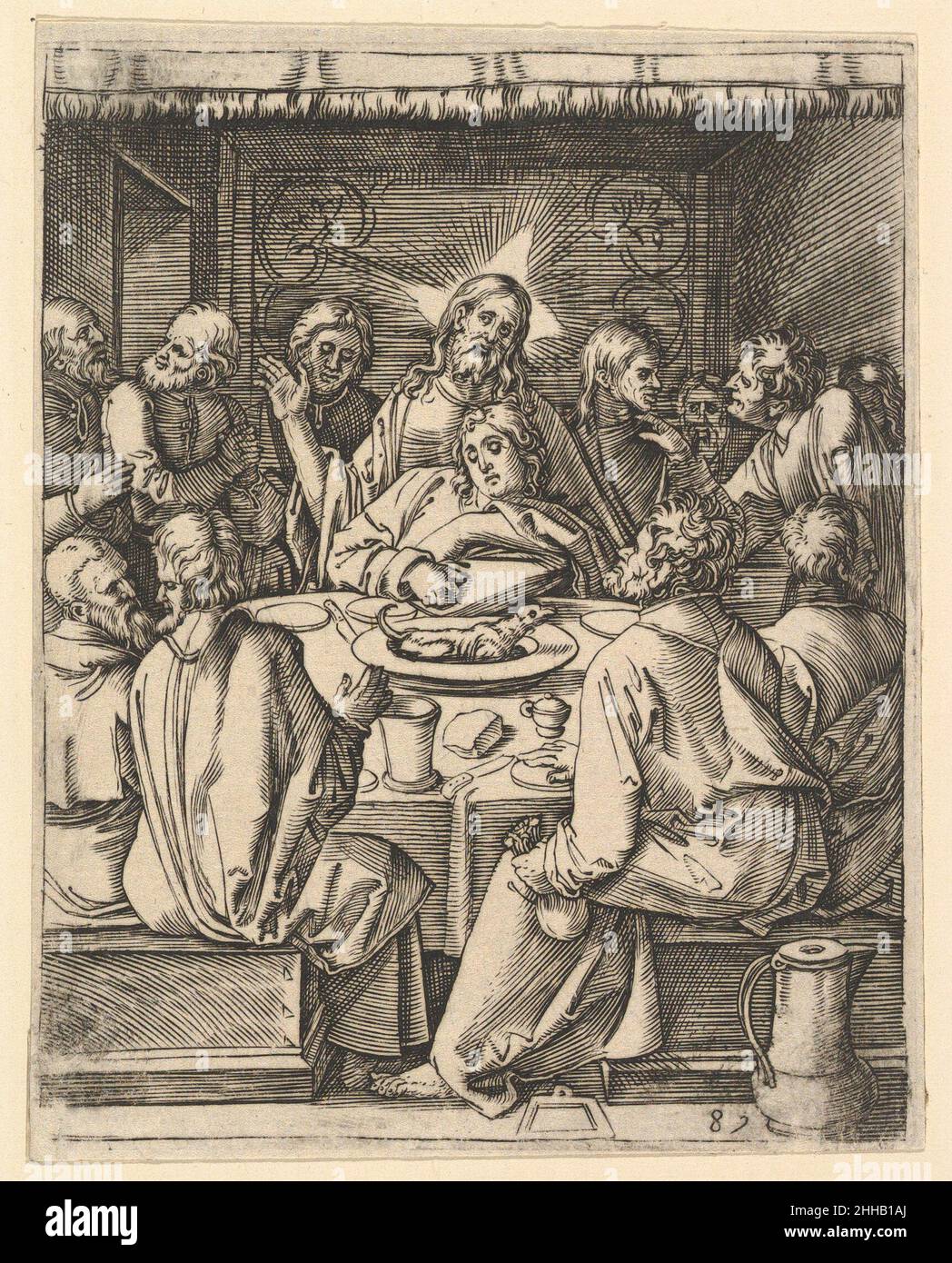 la-derni-re-c-ne-le-dernier-souper-avec-christ-assis-au-centre