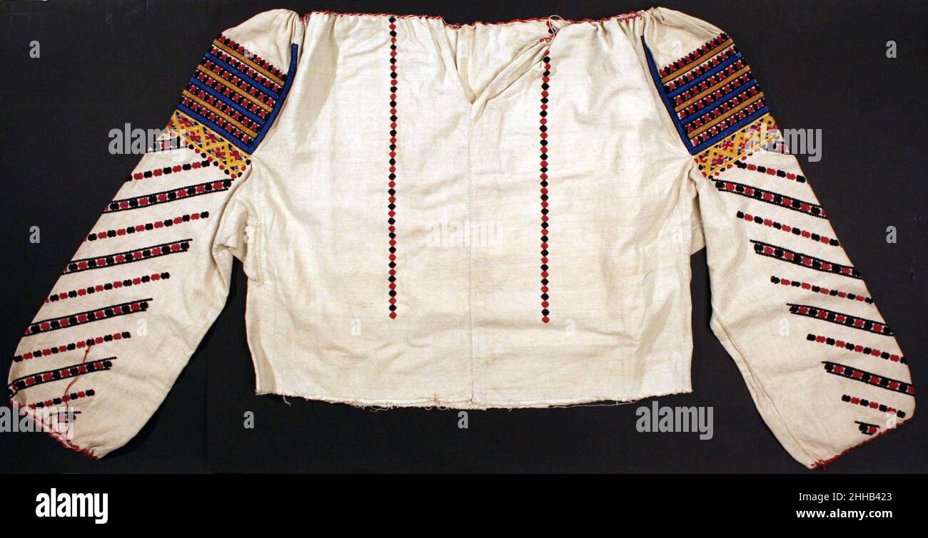 Chemisier roumain début du 19th siècle.Blouse 98439 Banque D'Images