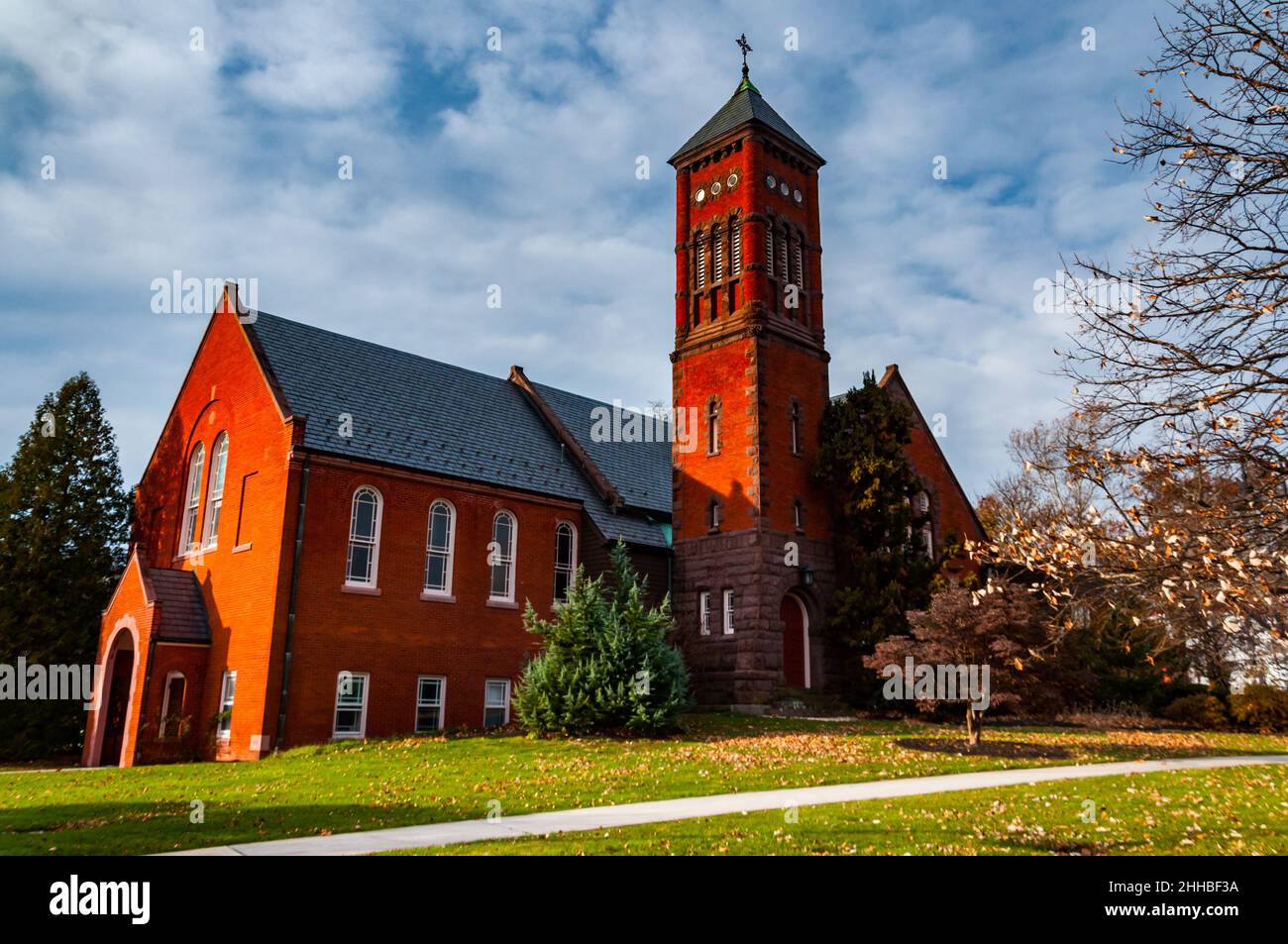 Photo de Brua Hall, Gettysburg College, Pennsylvanie, États-Unis Banque D'Images