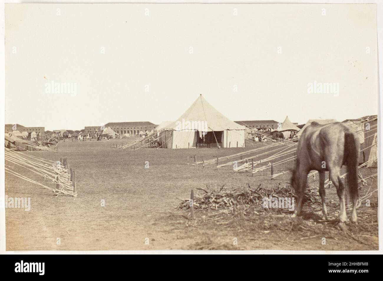 [Partie du camp du gouverneur général à Cawnpoor,1859] 1859 Inconnu.[Partie du camp du gouverneur général à Cawnpoor,1859] 287701 Banque D'Images