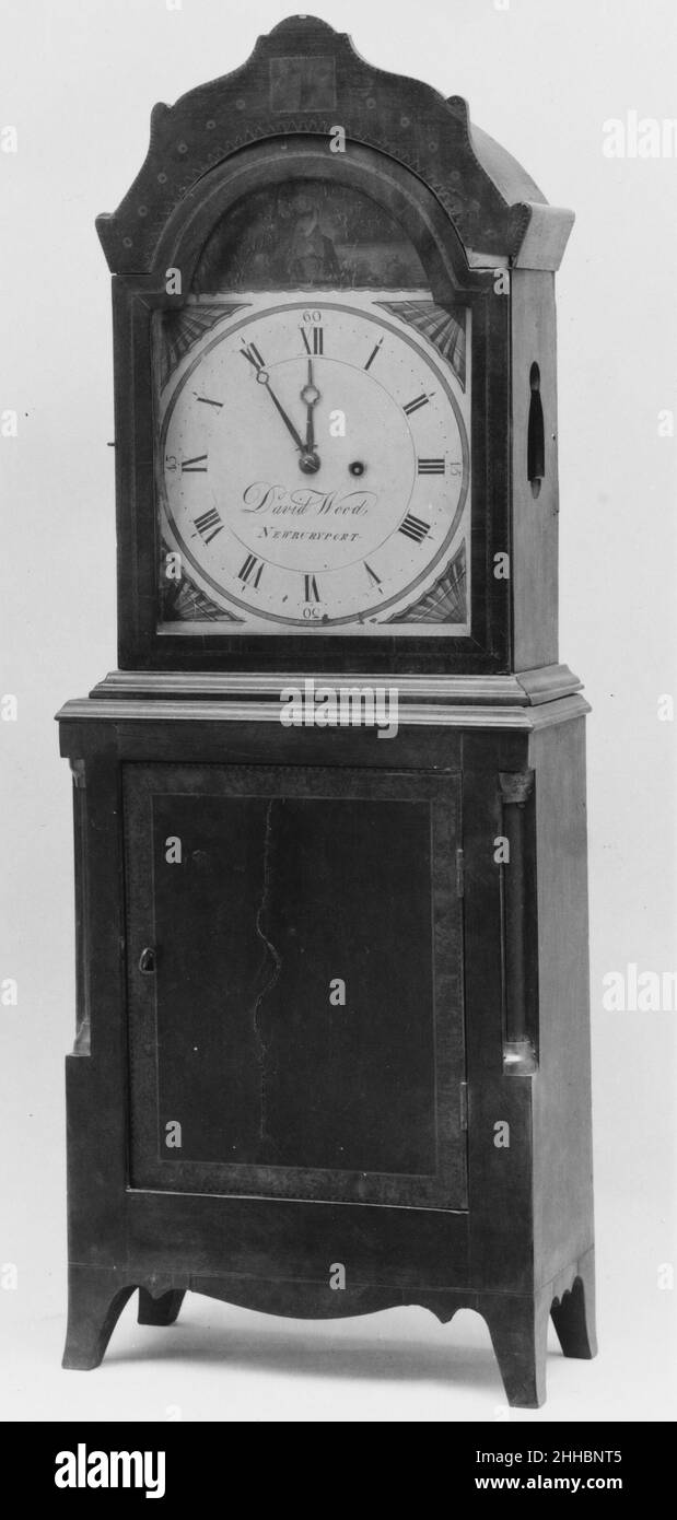Horloge de tablette 1800–1805 David Wood.Horloge de tablette 7421 Banque D'Images