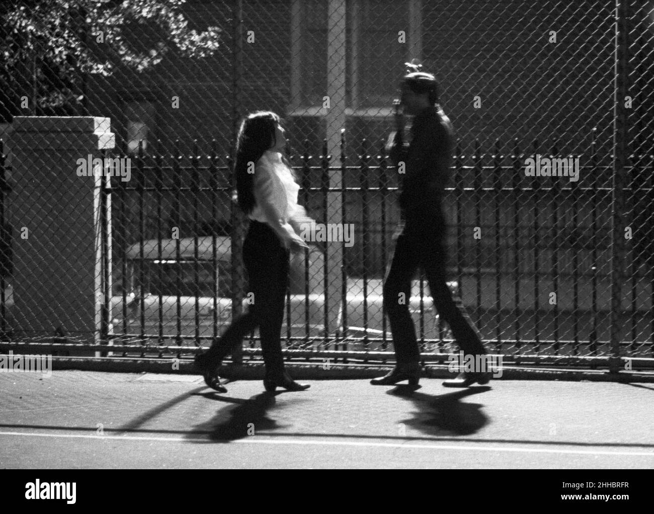 Buffy Sainte-Marie Dancing de nuit à New York, 1964 Banque D'Images