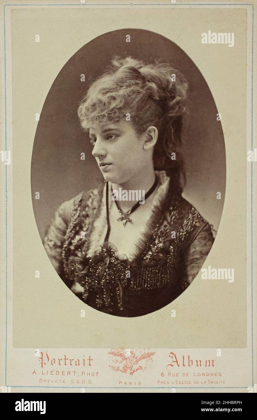 Sophie Croizette - photo Alphonse Liébert. Banque D'Images