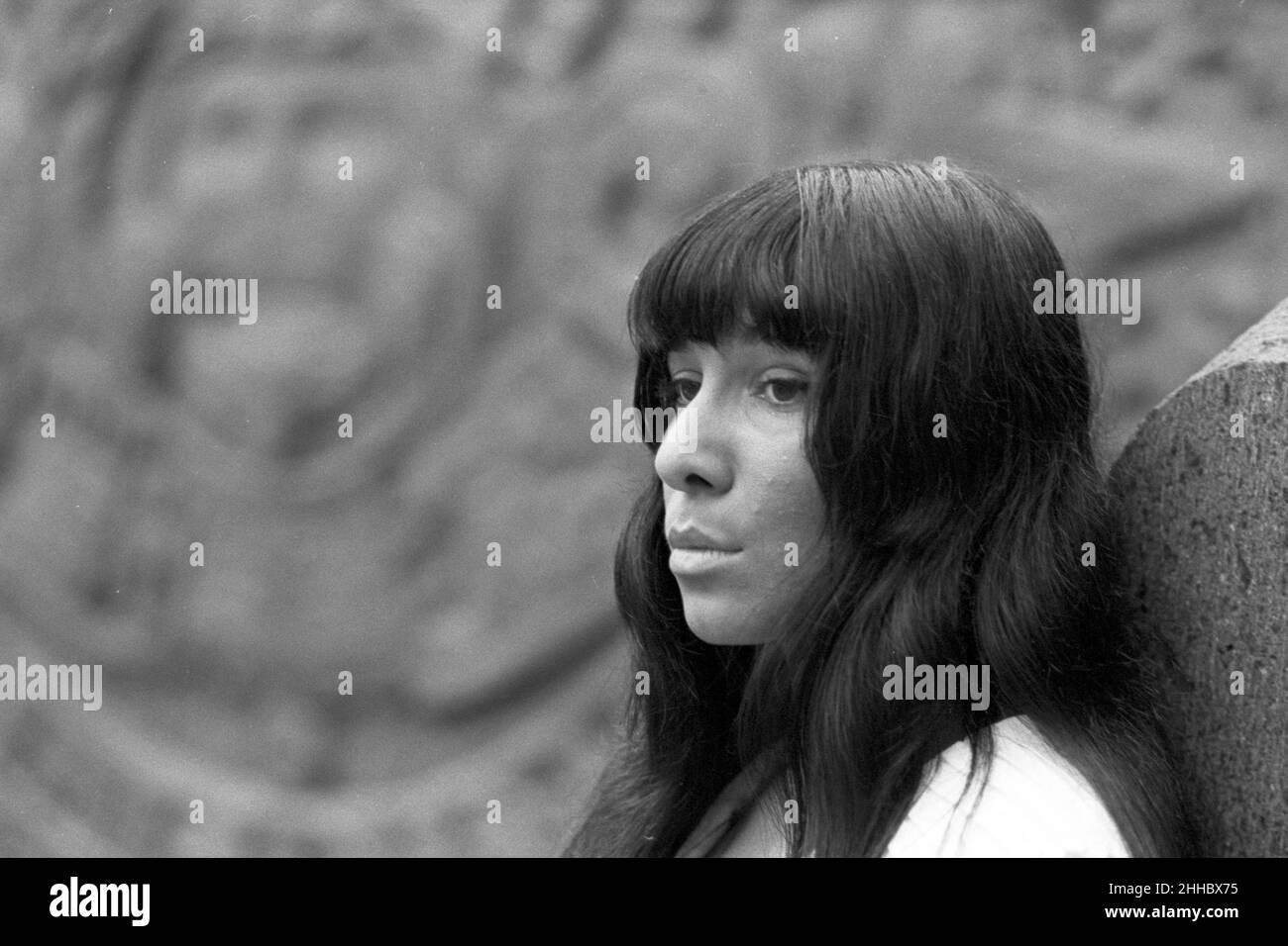 Buffy Sainte-Marie à New York, 1964 Banque D'Images