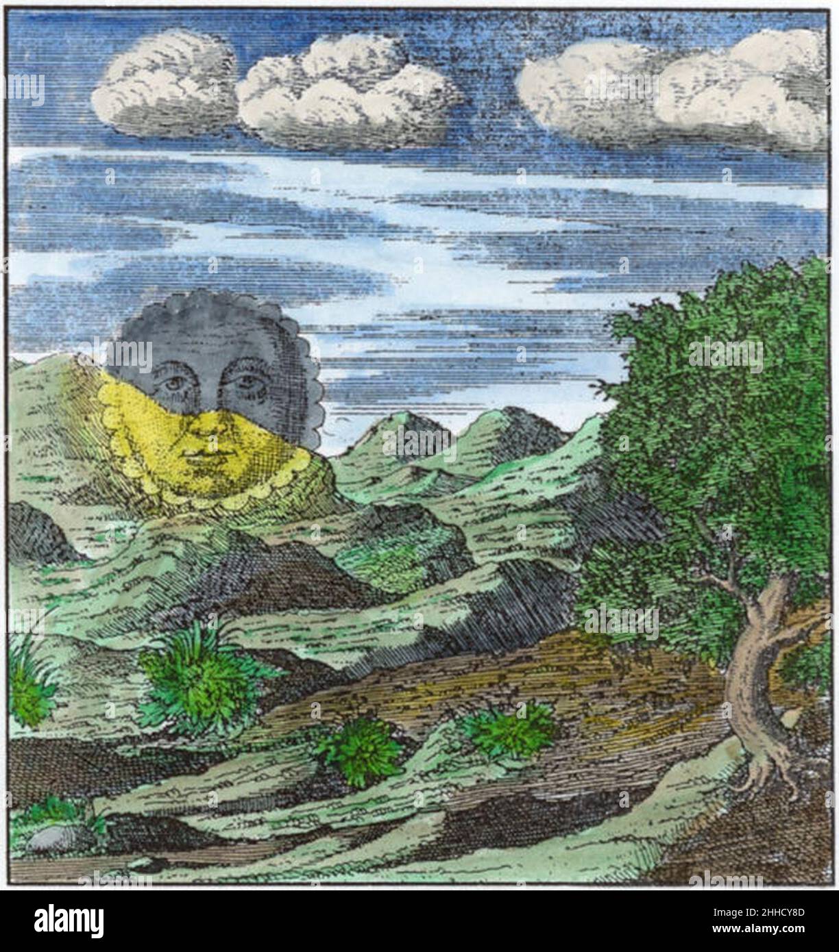 Splendeur Solis.Image 19 - le soleil sombre. Banque D'Images