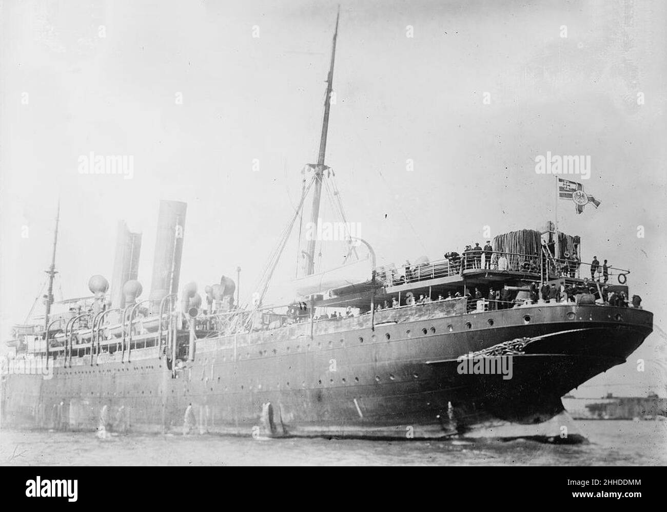 SS Prinz Eitel Friedrich port de ligne arrière. Banque D'Images