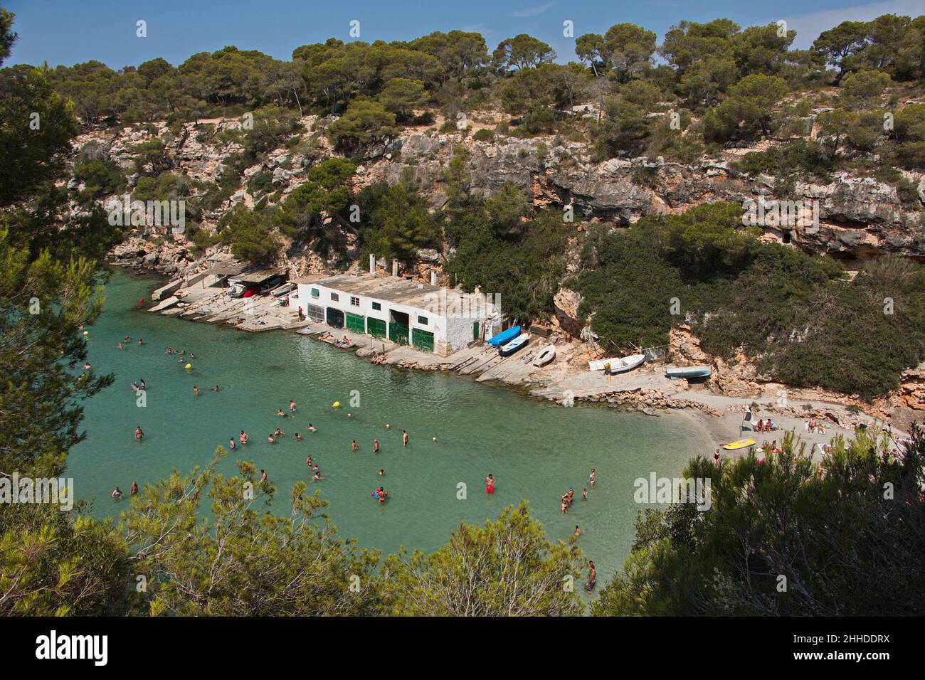 La plage de Cala Pi à Majorque Banque D'Images