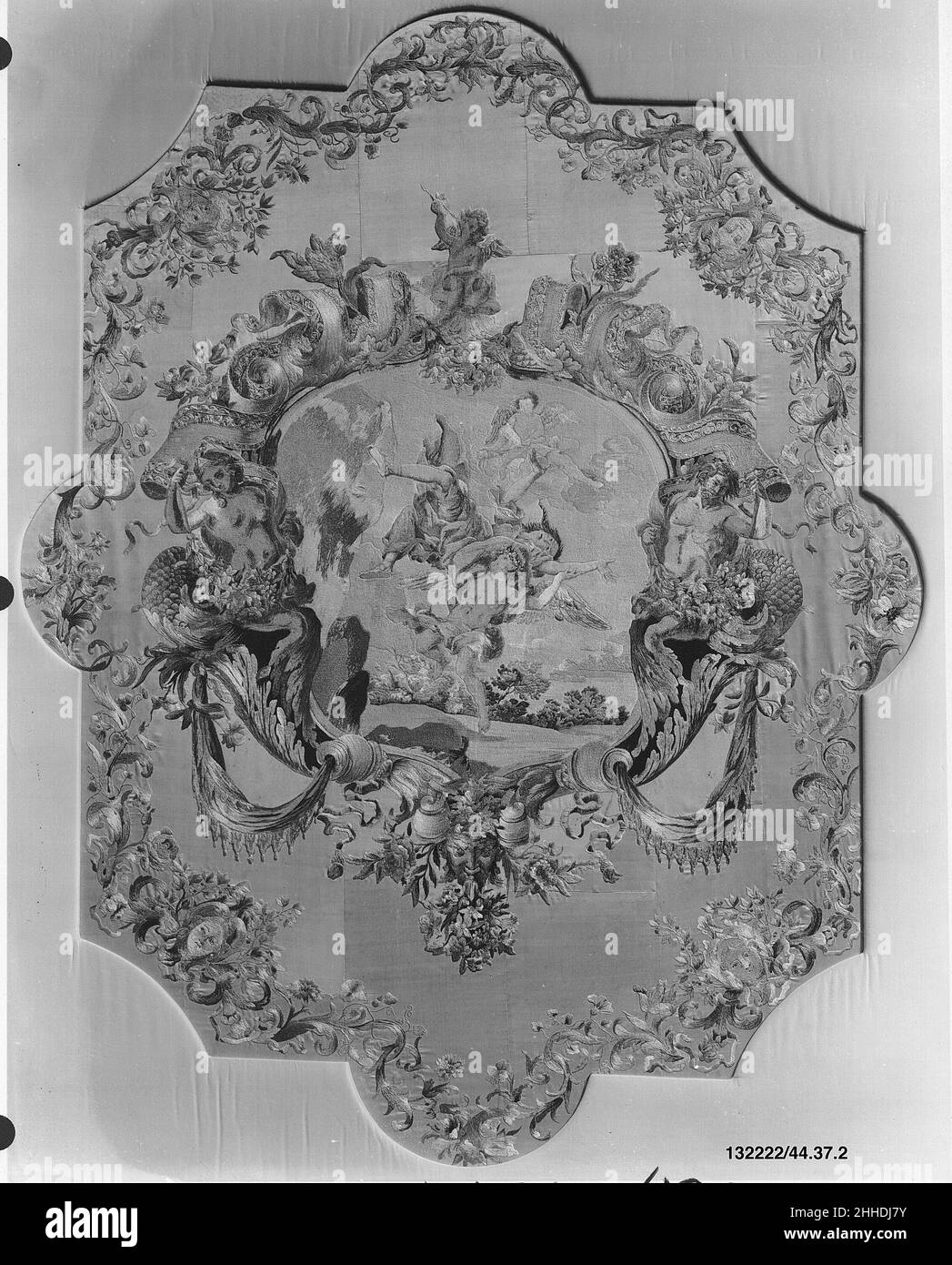 Panneau de garniture début du 18th siècle style de Daniel Marot l'aîné français.Panneau de garnissage 227003 Banque D'Images