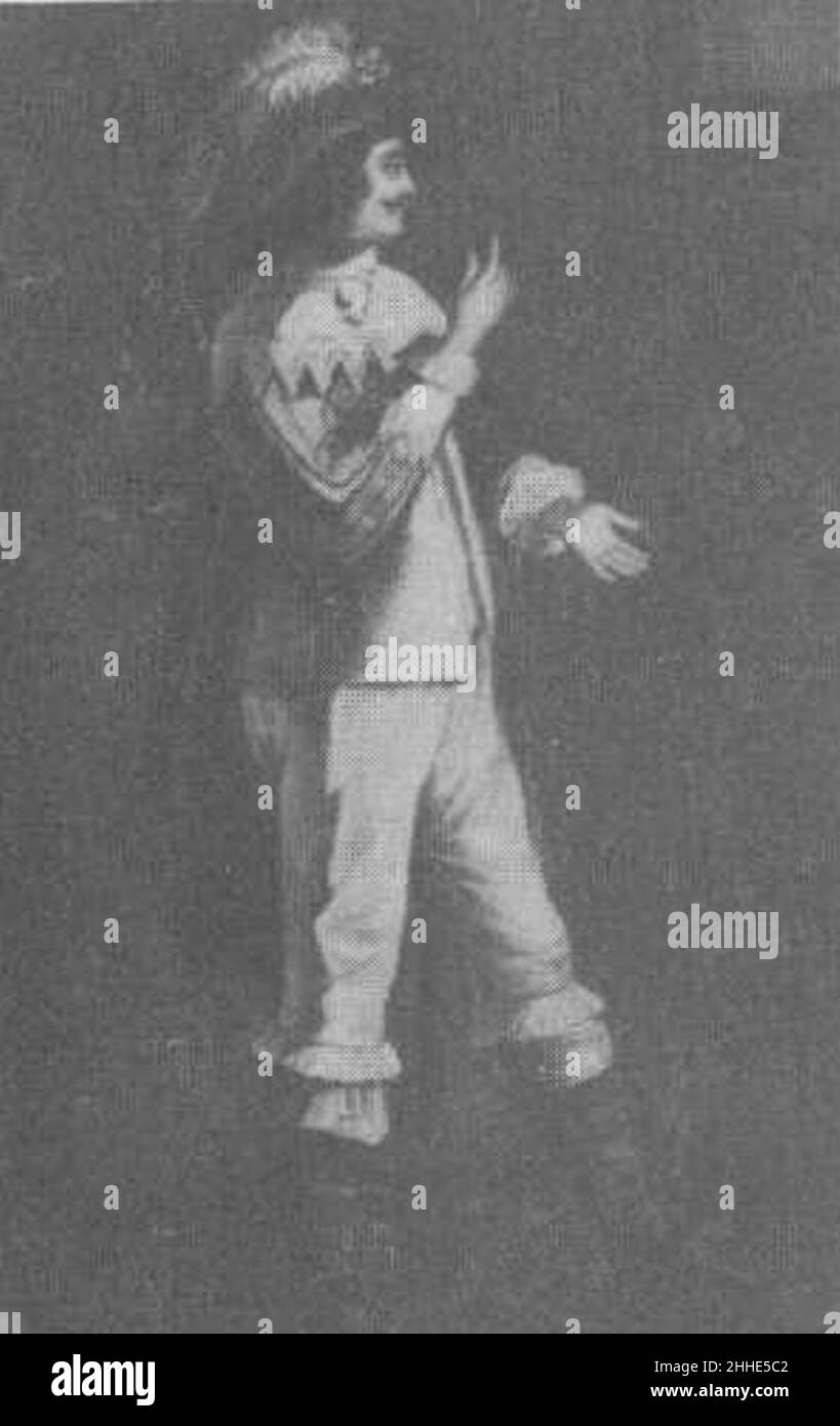 Costume de scène par Marianne Kirzinger (1780s, Banque D'Images