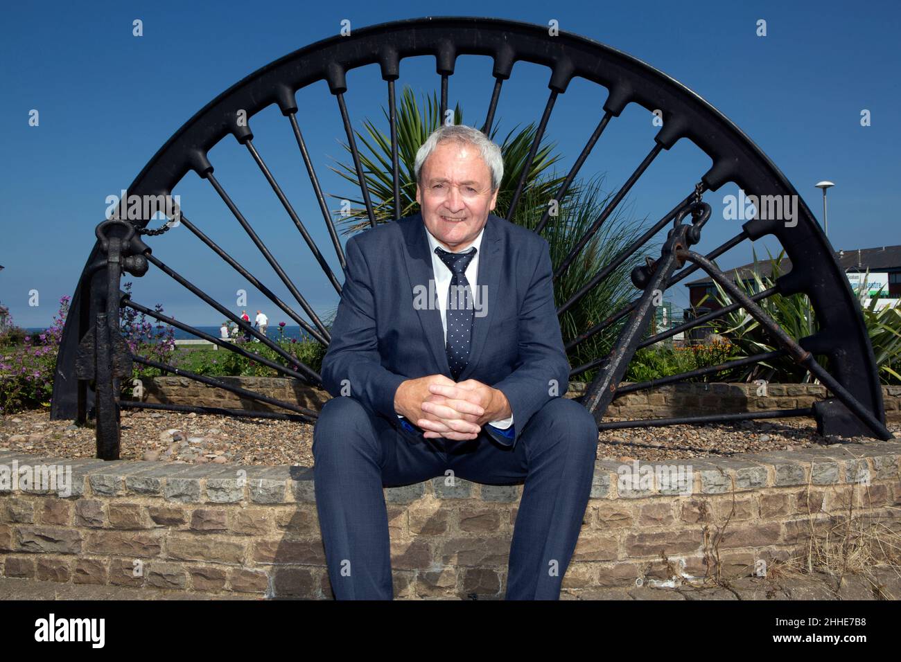 Kevin Shaw, conseiller du conseil du comté de Durham et ancien pompier de 30 ans à la station balnéaire et ancienne ville minière de Seaham, dans le comté de Durham, dans le Th Banque D'Images