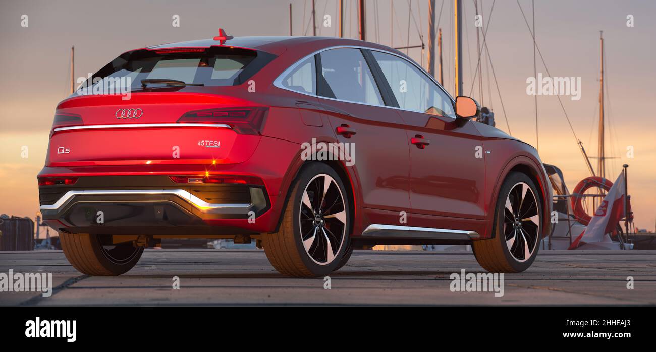 Audi SQ5 - SUV sportif avec conduite classique Banque D'Images