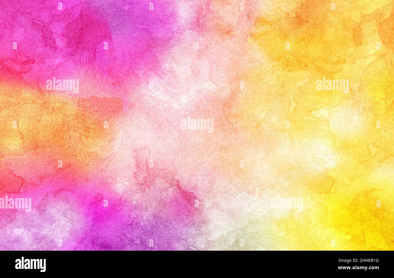 Arrière-plan abstrait couleur aquarelle pour un motif graphique Banque D'Images