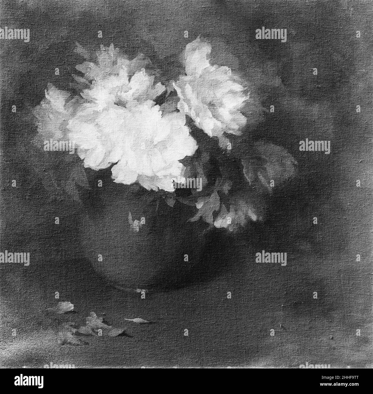 Les pivoines peuvent.1910 Wilton Lockwood.Pivoines 11437 Banque D'Images