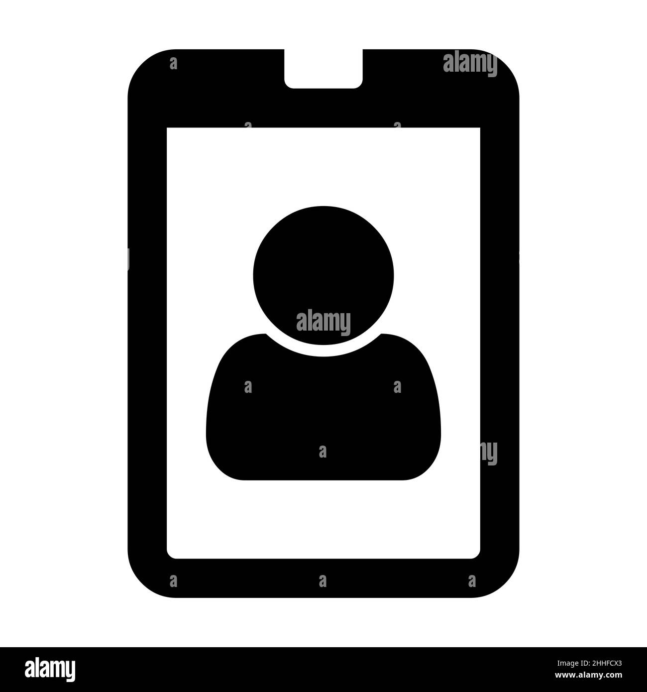 Illustration de l'icône du badge d'identification Banque D'Images