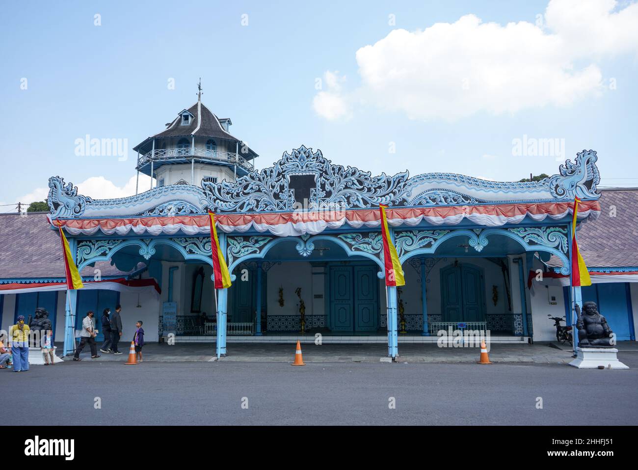 Solo - août 2023 : Keraton Surakarta Hadiningrat est le palais officiel du Surakarta Hadiningrat Sunanate qui est situé dans la ville de Surakarta wh Banque D'Images