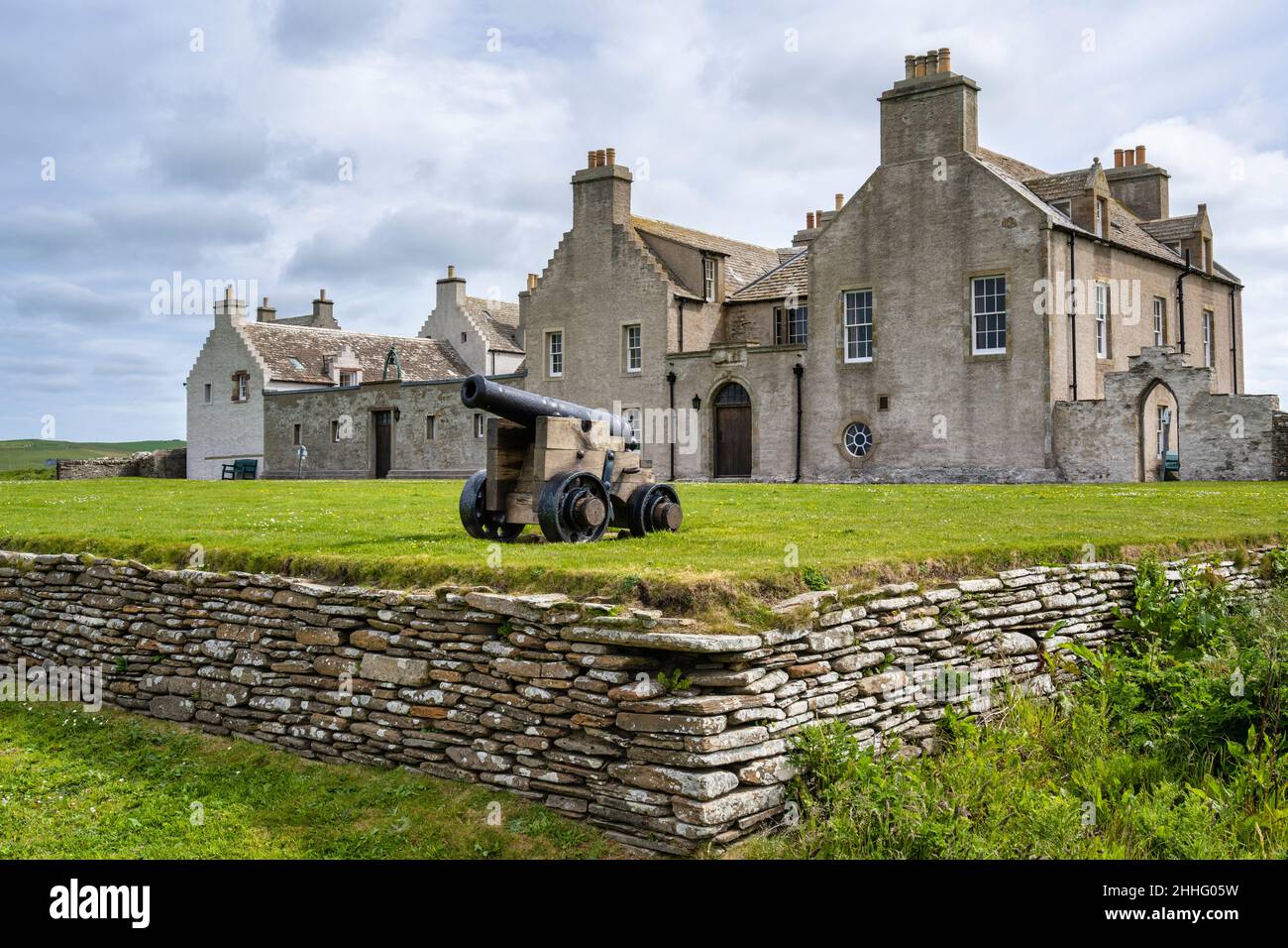 Skaill House ancienne résidence de William Watt le propriétaire local a reconnu avoir trouvé et découvert Skara Brae sur le continent Orkney en Écosse Banque D'Images
