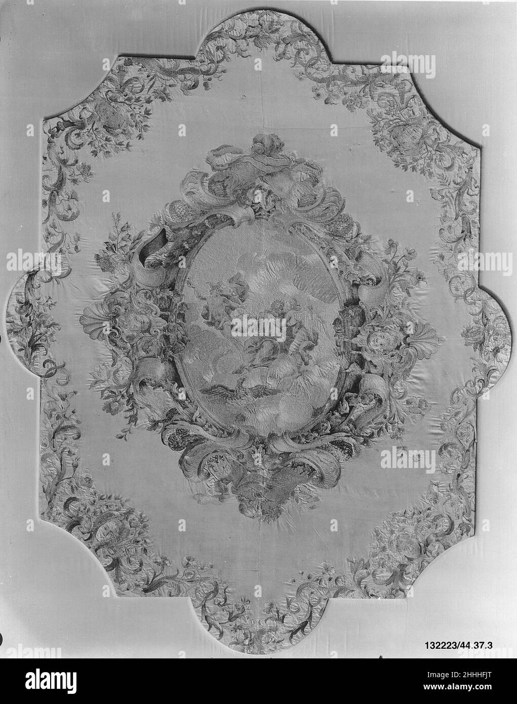 Panneau de garniture début du 18th siècle style de Daniel Marot l'aîné français.Panneau de garnissage 227002 Banque D'Images