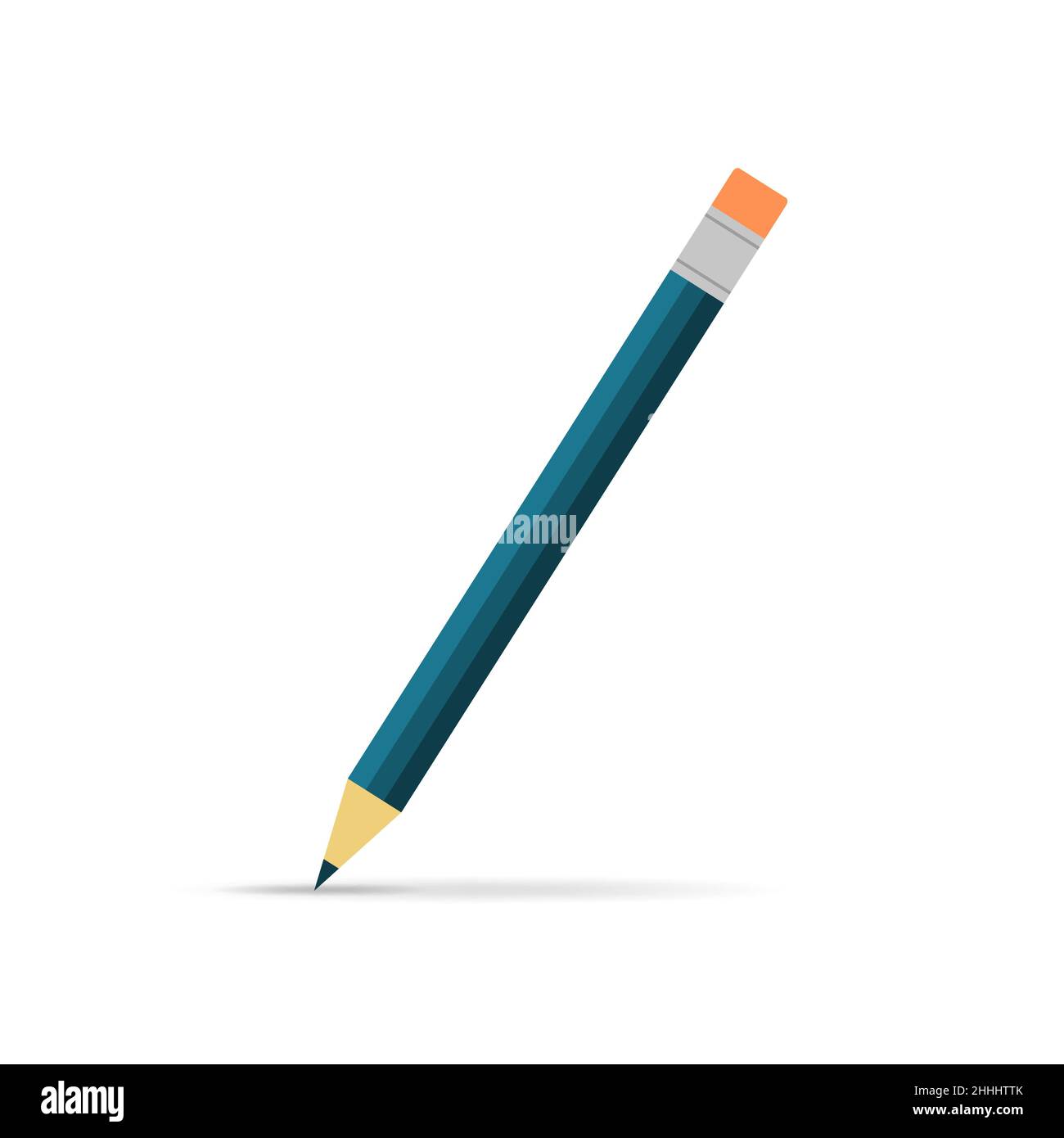 L'icône de crayon dans télévision design. Vector illustration. Crayon sur  fond blanc avec l'ombre Image Vectorielle Stock - Alamy