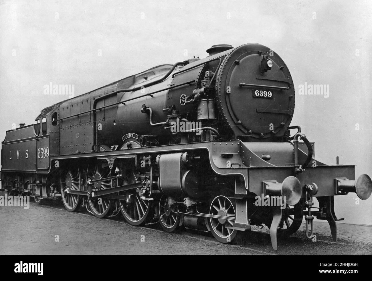 Churchward GWR design 4MT. Locomotive 'Fury' le dernier monstre ferroviaire 15th juin 1925 Banque D'Images