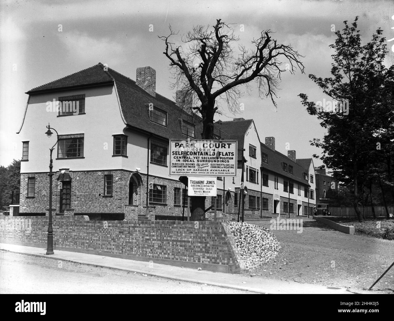 Park court, Park Road, Uxbridge.1st juin 1934 Banque D'Images