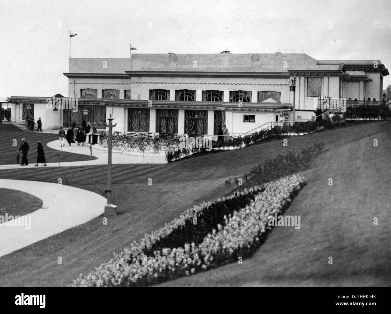 Le nouveau Floral Hall de Southport, qui a été officiellement ouvert la nuit dernière.16th mai 1932. Banque D'Images