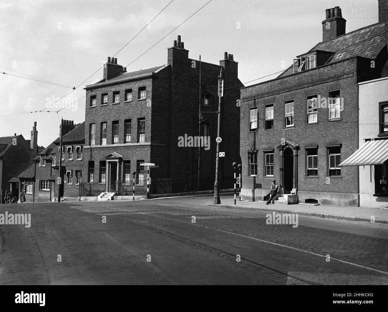 Sortie High Street et Harefield Road, Uxbridge 1936 Banque D'Images