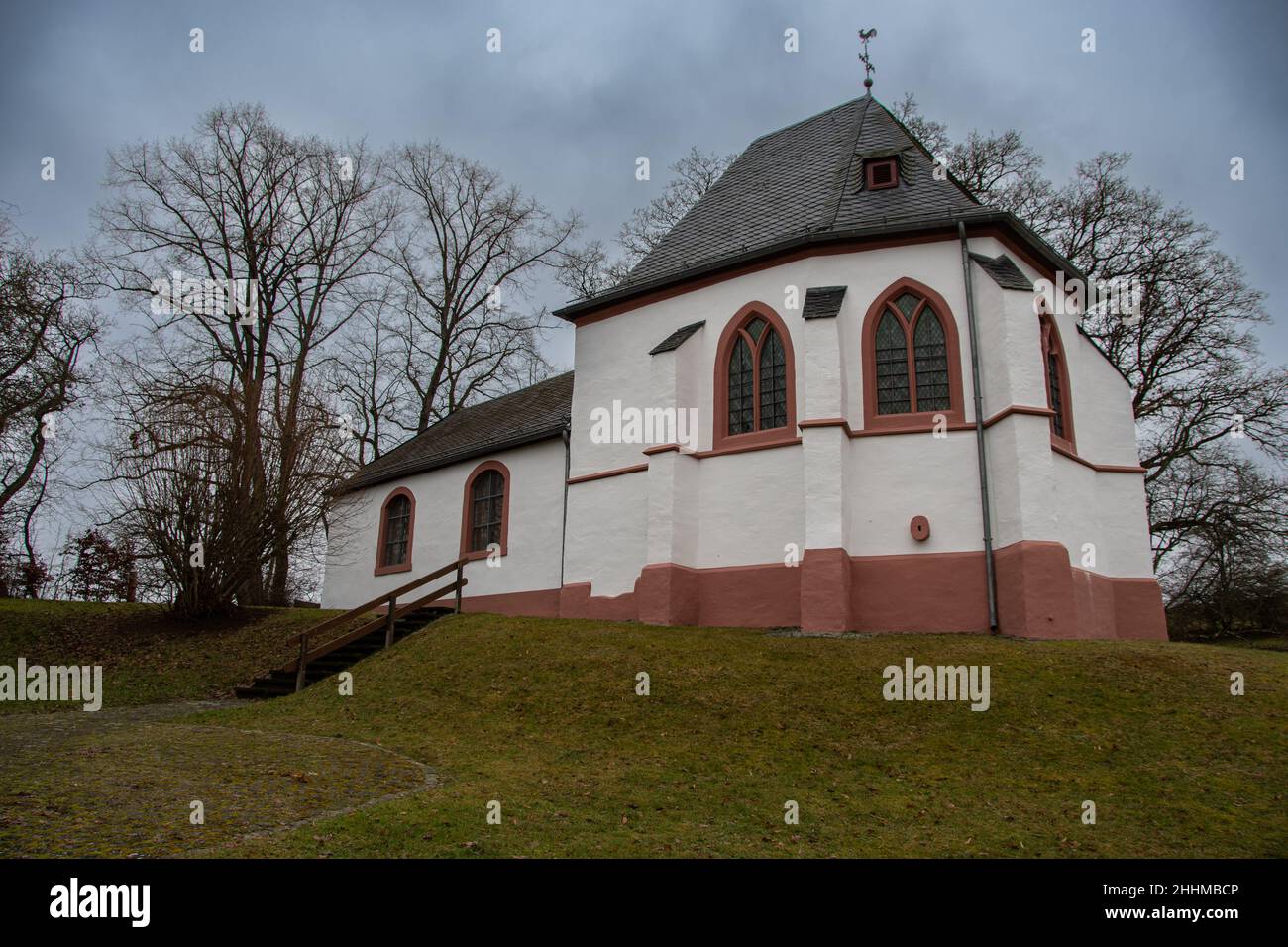 La chapelle de l'Ahe à Engelgau dans l'Eifel Banque D'Images