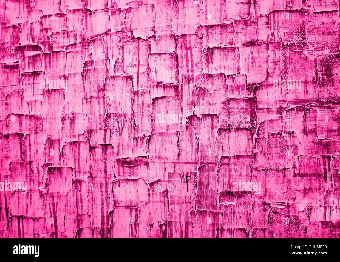 Texture de peinture rose sur le mur Banque D'Images