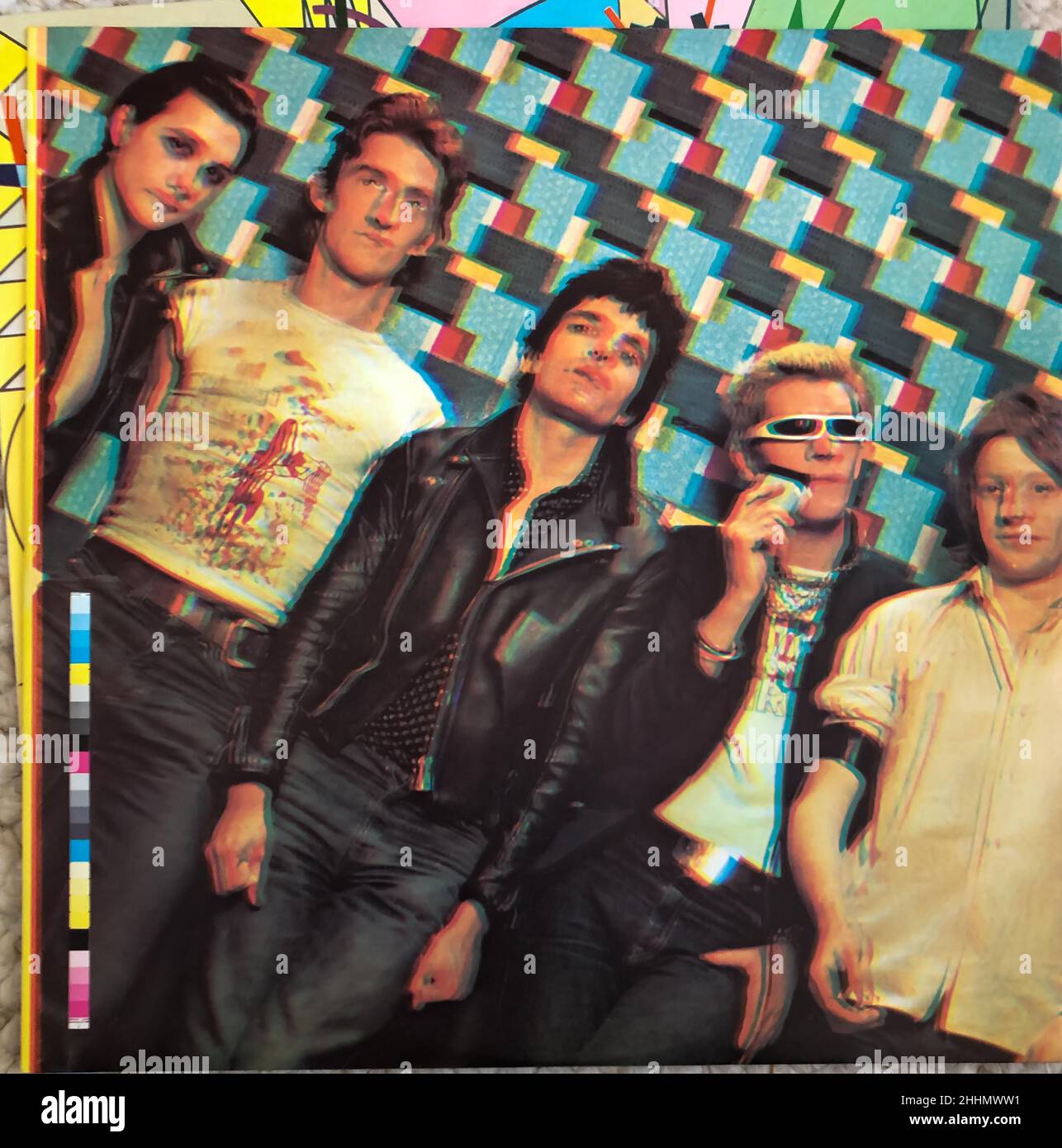 Punk Rock Record Collection, 1970s Music Collection, 'The Damned' Stiff Records 'Music for Pleasure' 1977 rock album couverture, rock rock classique albums en vinyle Banque D'Images