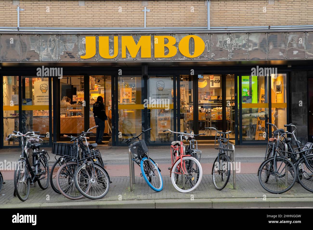 Supermarché Jumbo à Amsterdam, pays-Bas 24-2-2021 Photo Stock - Alamy